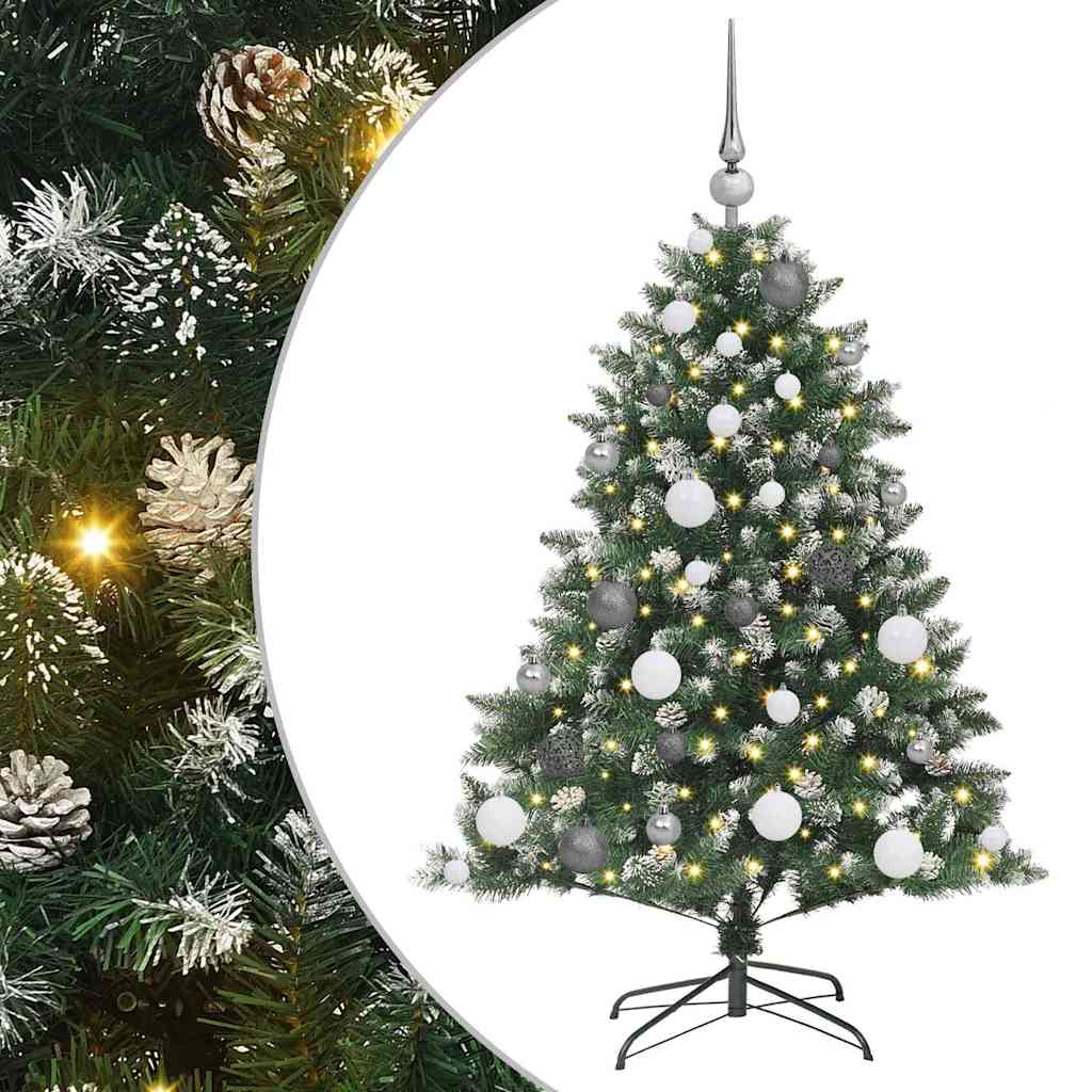 Artificial Christmas Tree with 150 LEDs Green 85 x 85 x 120 cm